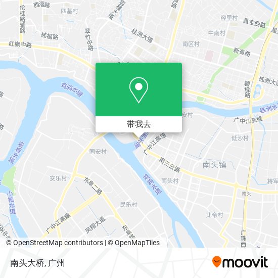 南头大桥地图