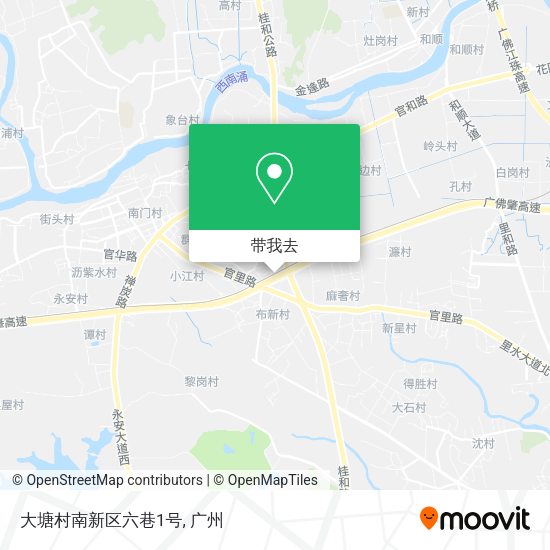 大塘村南新区六巷1号地图