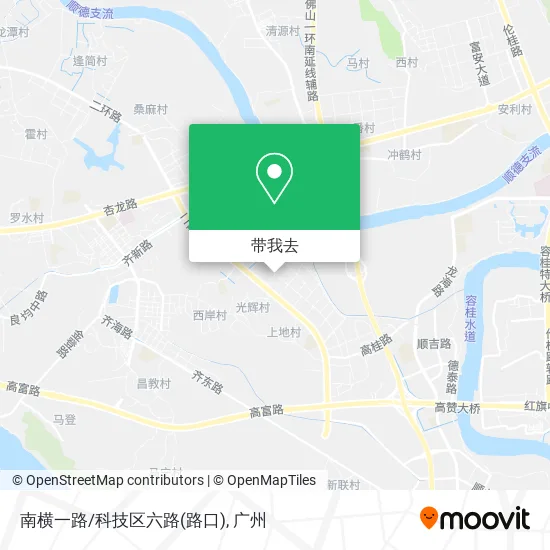南横一路/科技区六路(路口)地图