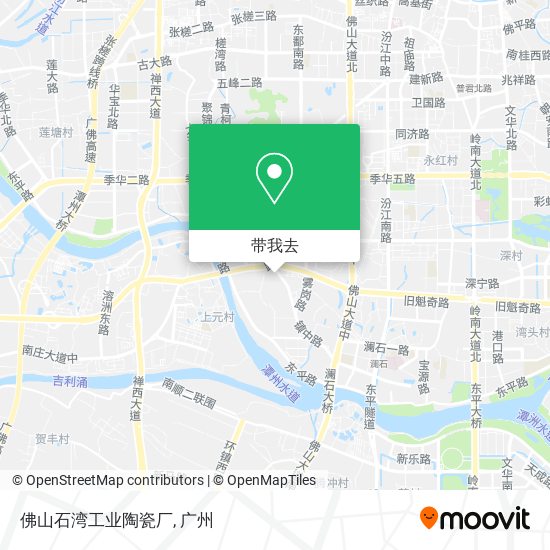 佛山石湾工业陶瓷厂地图