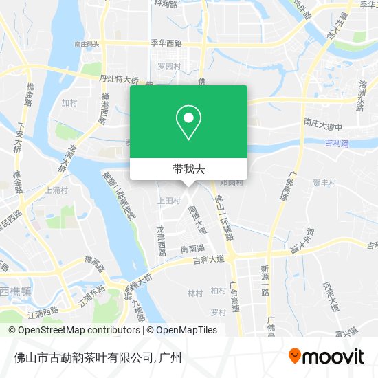 佛山市古勐韵茶叶有限公司地图
