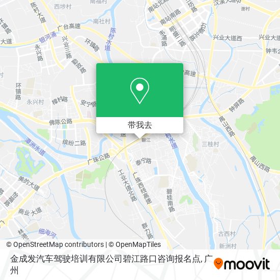 金成发汽车驾驶培训有限公司碧江路口咨询报名点地图