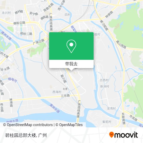 碧桂园总部大楼地图