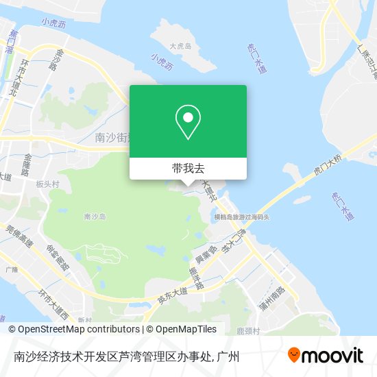 南沙经济技术开发区芦湾管理区办事处地图