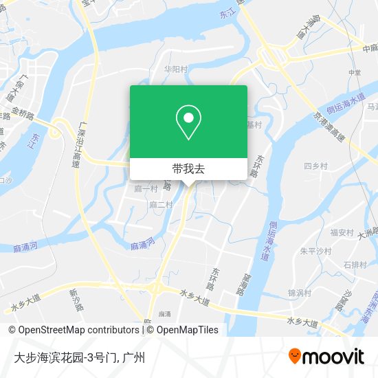 大步海滨花园-3号门地图