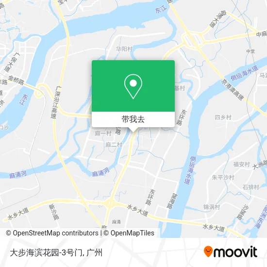 大步海滨花园-3号门地图
