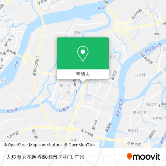 大步海滨花园香飘御园-7号门地图