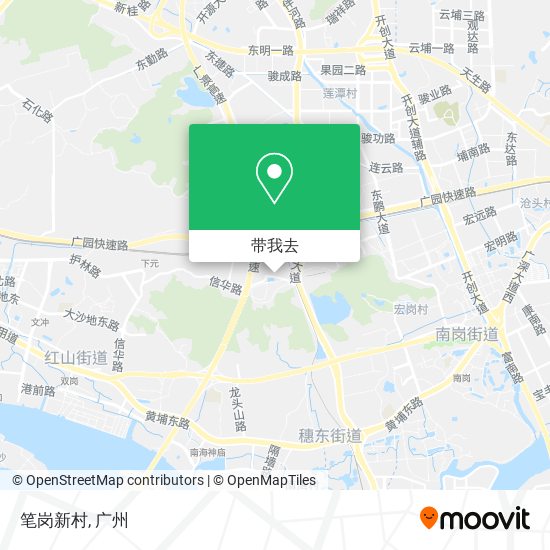 笔岗新村地图