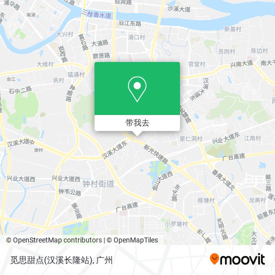 觅思甜点(汉溪长隆站)地图
