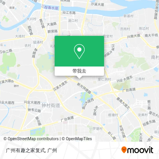 广州有趣之家复式地图