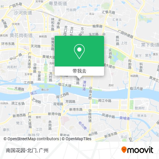 南国花园-北门地图