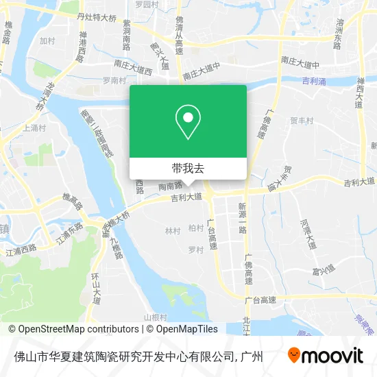 佛山市华夏建筑陶瓷研究开发中心有限公司地图