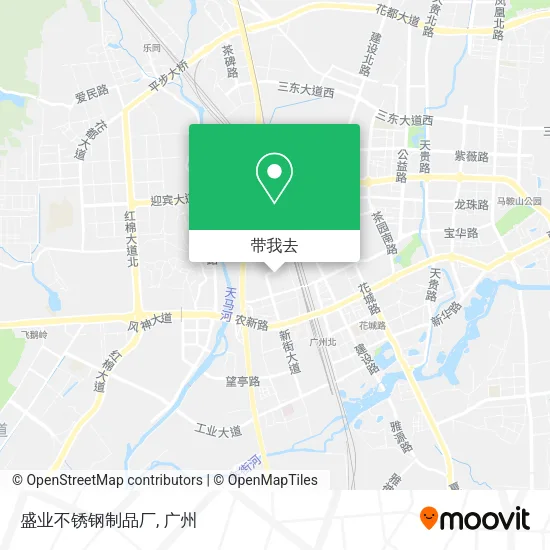 盛业不锈钢制品厂地图