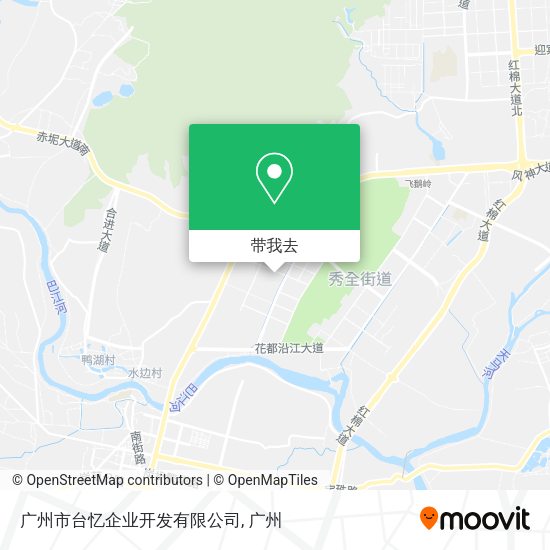 广州市台忆企业开发有限公司地图