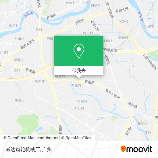 威达齿轮机械厂地图