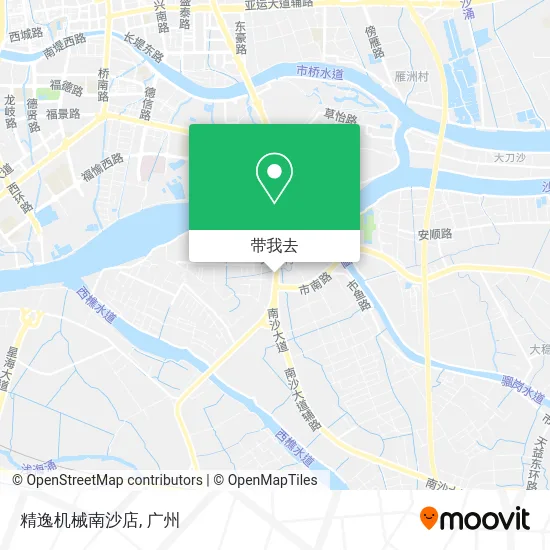 精逸机械南沙店地图