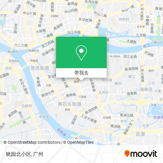 晓园北小区地图