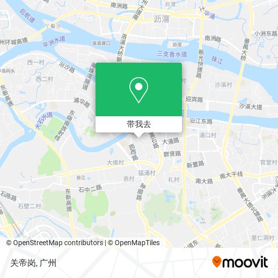 关帝岗地图