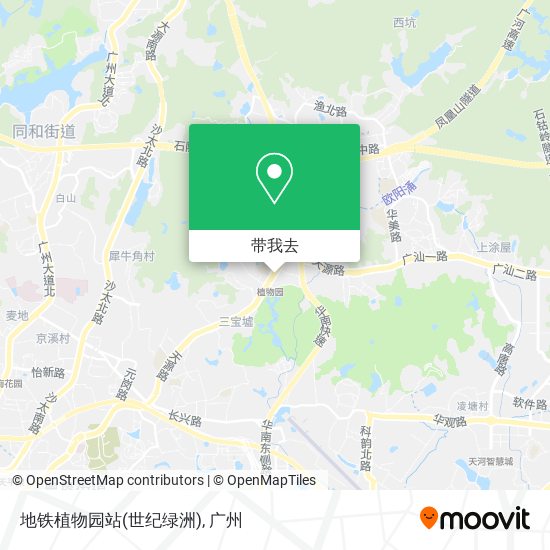 地铁植物园站(世纪绿洲)地图