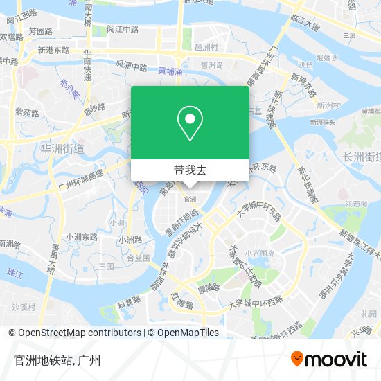 官洲地铁站地图
