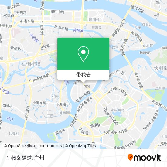生物岛隧道地图