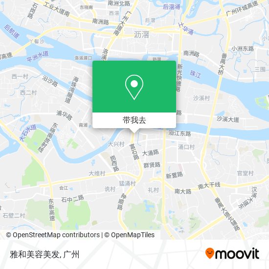 雅和美容美发地图