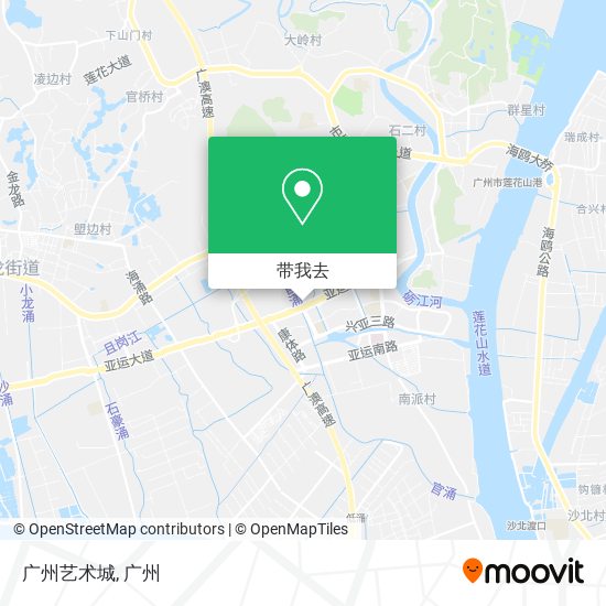 广州艺术城地图