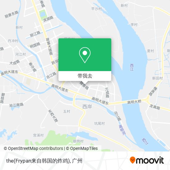 the(Frypan来自韩国的炸鸡)地图