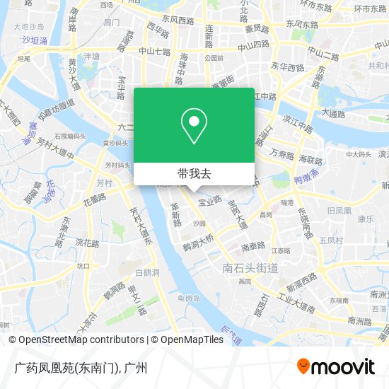 广药凤凰苑(东南门)地图