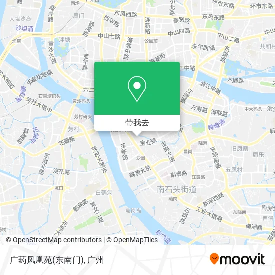 广药凤凰苑(东南门)地图