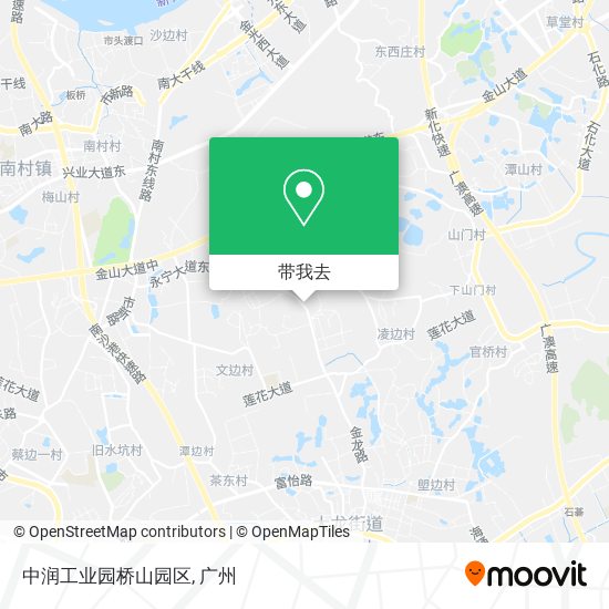 中润工业园桥山园区地图