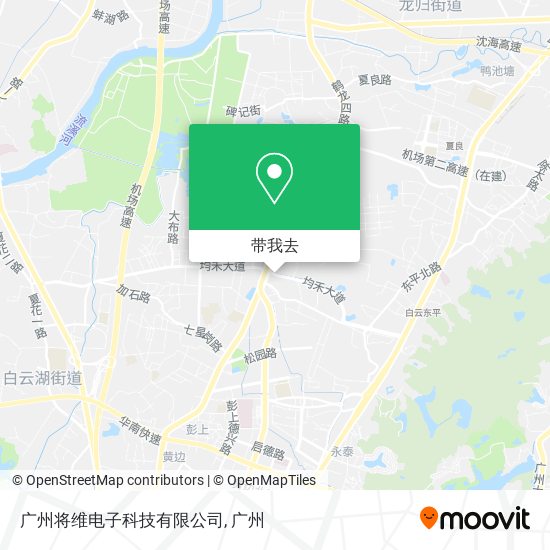 广州将维电子科技有限公司地图