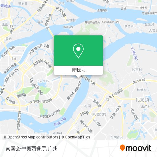 南国会-中庭西餐厅地图