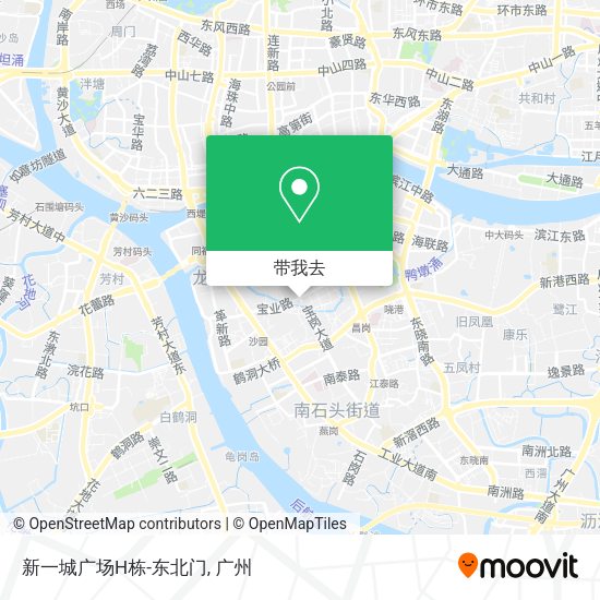 新一城广场H栋-东北门地图