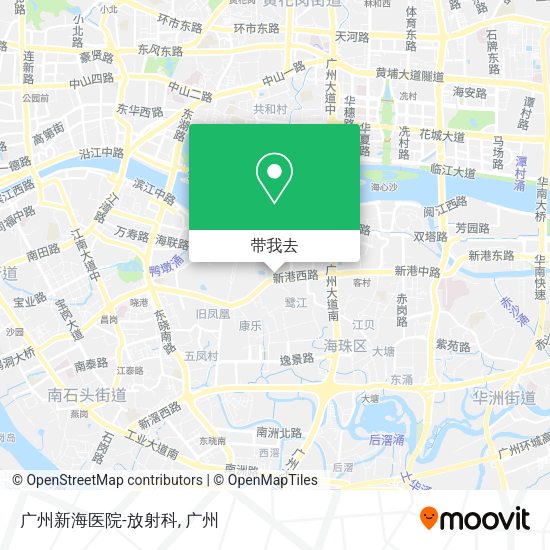 广州新海医院-放射科地图