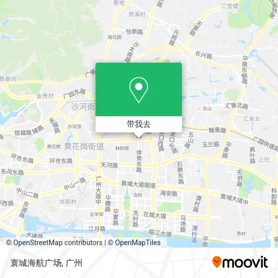 寰城海航广场地图
