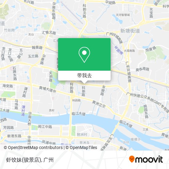 虾饺妹(骏景店)地图