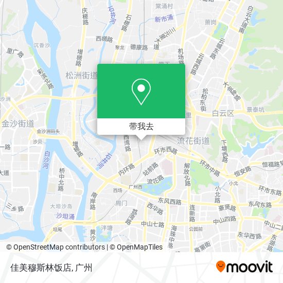 佳美穆斯林饭店地图