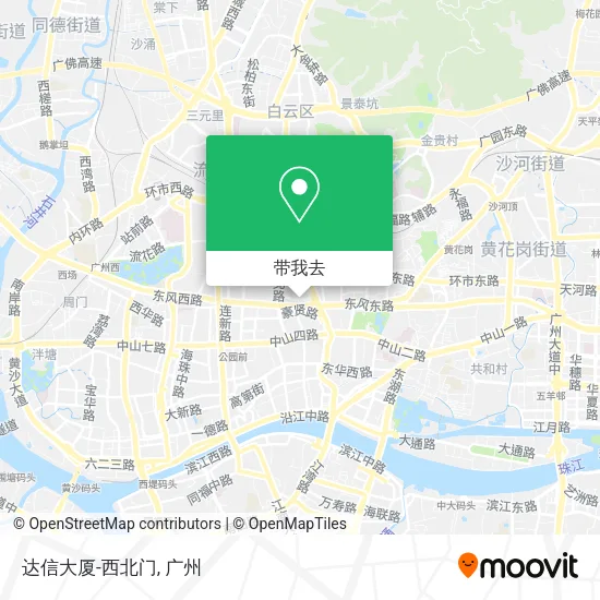 达信大厦-西北门地图