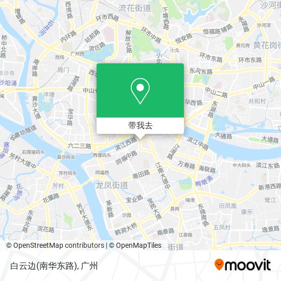 白云边(南华东路)地图