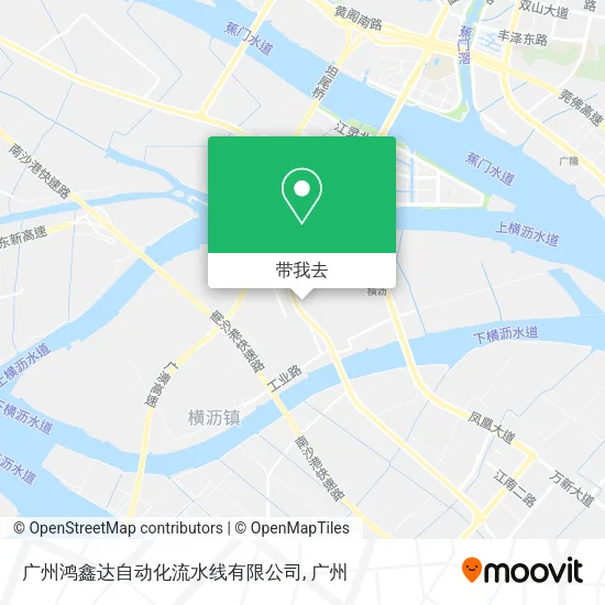 广州鸿鑫达自动化流水线有限公司地图