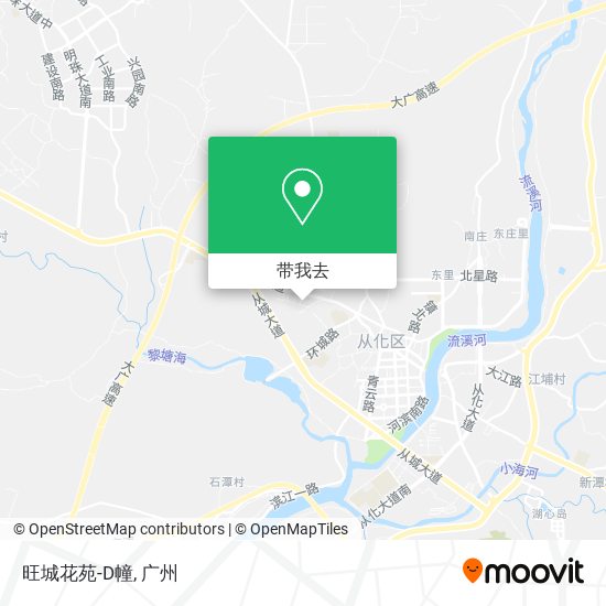 旺城花苑-D幢地图