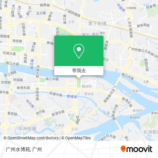 广州水博苑地图