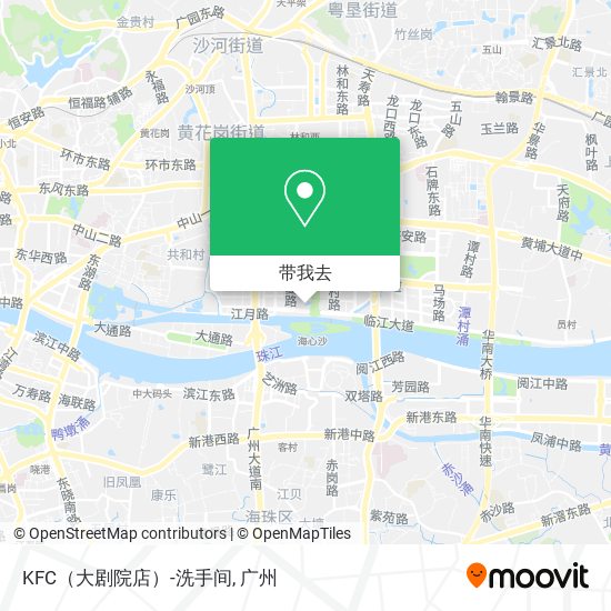KFC（大剧院店）-洗手间地图