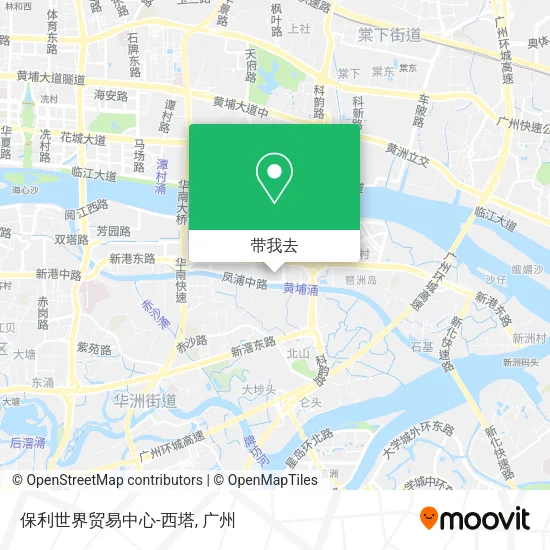 保利世界贸易中心-西塔地图
