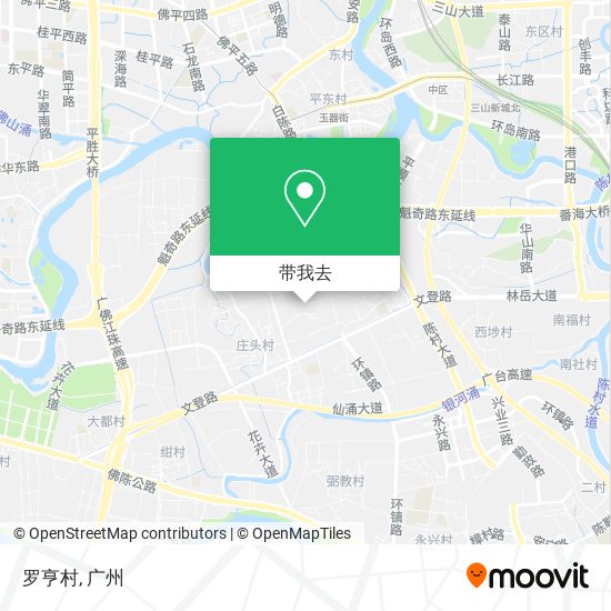 罗亨村地图