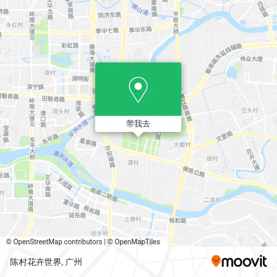 陈村花卉世界地图