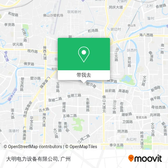 大明电力设备有限公司地图