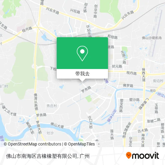 佛山市南海区吉橡橡塑有限公司地图