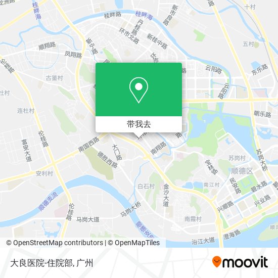 大良医院-住院部地图
